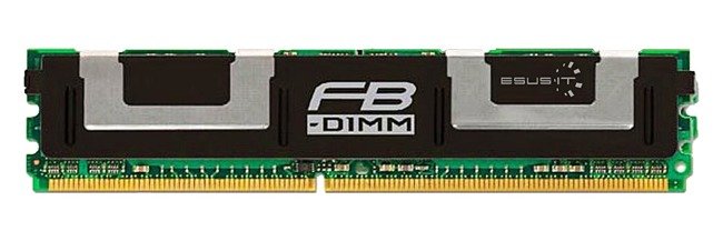 Memory RAM 1x 1GB Hynix ECC FULLY BUFFERED DDR2 667MHz PC2-5300 FBDIMM | HYMP512F72CP8D3-Y5