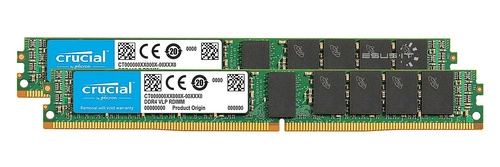 Memory RAM 1x 32GB Crucial ECC REGISTERED DDR4 2133MHz PC4-17000 RDIMM | CT2K16G4VFD4213