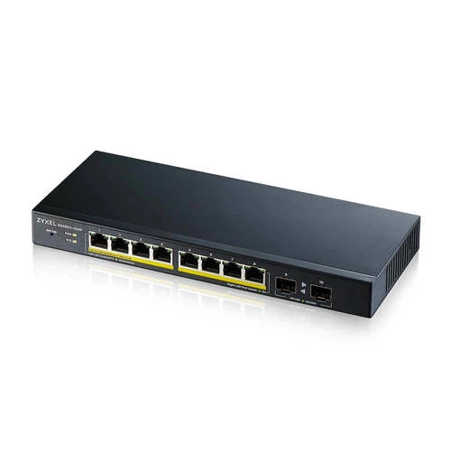 Switch Zyxel GS1900-10HP-EU0102F 8x 1Gb 2x SFP 77W PoE+