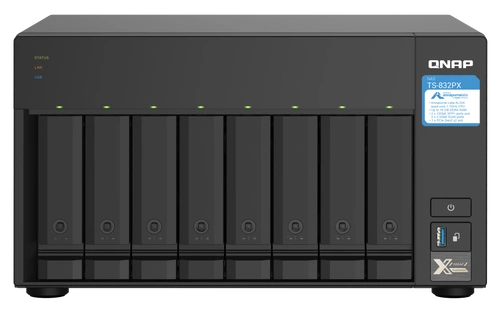 NAS server QNAP TS-832PX-4G 8x SSD | HDD SATA 4GB RAM