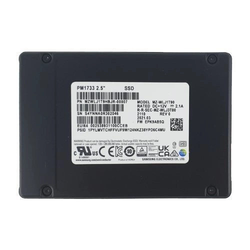 SSD disk Samsung PM1733 3.84TB 2.5'' NVMe PCIe 4.0 x4/dual port x2  | MZWLJ3T8HBLS MZWLJ3T8HBLS-00007
