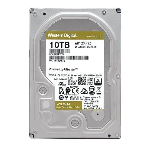 Hard Disk Drive Western Digital GOLD 3.5'' HDD 8TB 7200RPM SATA 6Gb/s 256MB | WD8005FRYZ