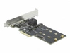Delock card PCI Express x4 Card 3x SATA i 2x M.2 Key B,B+M low profile | 90499