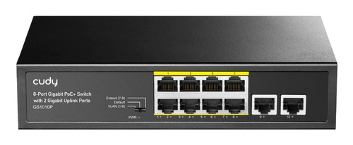 Switch Cudy 10x 1Gb 120 W PoE+
