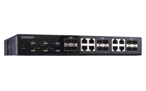 Switch QNAP QSW-M1208-8C 1x 1Gb 4x SFP+ 8x RJ-45/SFP+