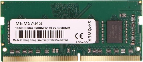 Memory RAM 1x 16GB 2-POWER SO-DIMM DDR4 3200MHz PC4-25600 | MEM5704S