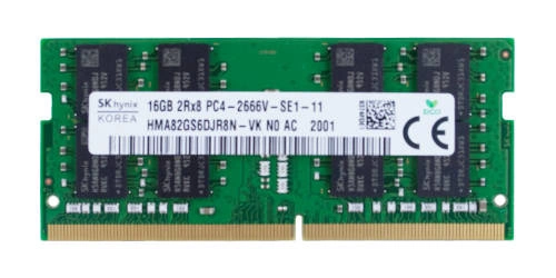 Memory RAM 1x 16GB Hynix SO-DIMM DDR4 2666MHZ PC4-21300 | HMA82GS6DJR8N-VK