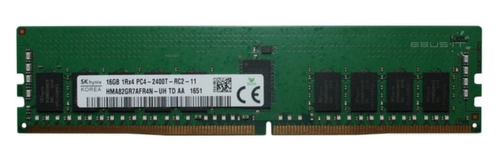 Memory RAM 1x 16GB Hynix ECC REGISTERED DDR4 1Rx4 2400MHz PC4-19200 RDIMM | HMA82GR7AFR4N-UH