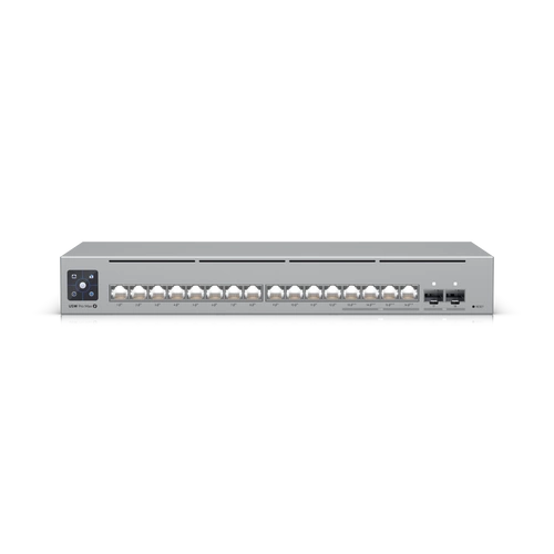 Switch Ubiquiti USW-Pro-Max-16-PoE 12x 10/100/1000  4x 1000/2500  2x SFP+ 180 W PoE+/PoE++