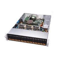 Server platform Supermicro 2U 2114S-WN24RT AS-2114S-WN24RT AMD x 1 DDR4 x 16 24 x 2.5" NVMe PSU 1+1