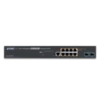 Switch Planet MGS-5220-8P2X 8x 1Gb 2x SFP+ 200 W PoE+