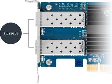 Network Card Synology E25G21-F2 2x25 GbE SFP28 PCI Express
