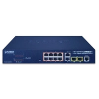 Switch Planet FGSD-1008HPS 8x 100Mb 2x RJ-45/SFP 120 W PoE+
