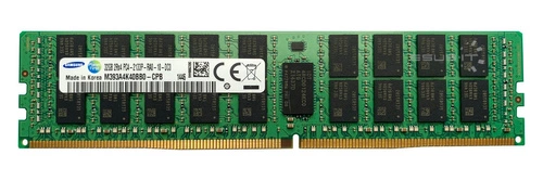 Memory RAM 1x 32GB Samsung ECC REGISTERED DDR4 2133MHz PC4-17000 RDIMM | M393A4K40BB0-CPB