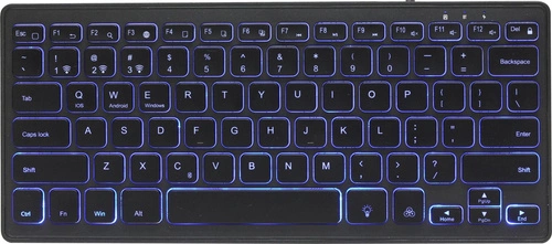 Wireless keyboard Gembird KB-BTRGB-01-DE QWERTZ