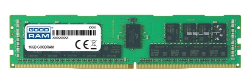 Memory RAM 1x 16GB GoodRAM ECC REGISTERED DDR4 2Rx4 2400MHz PC4-19200 RDIMM | W-MEM2400R4D416G