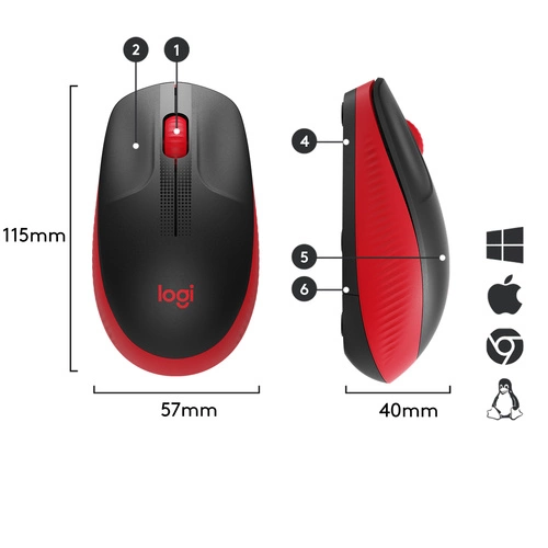 Wireless mouse Logitech M190 910-005908