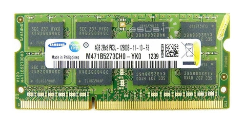 Memory RAM 1x 4GB Samsung SO-DIMM DDR3 1600MHz PC3-12800 | M471B5273CH0-YK0