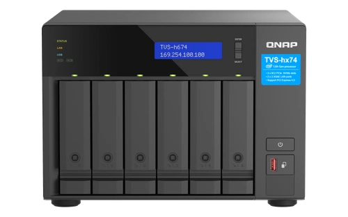 NAS server QNAP TVS-h674-i3-16G 6x SSD | HDD SATA 16GB RAM