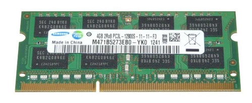 Memory RAM 1x 4GB Samsung SO-DIMM DDR3 1600MHz PC3-12800 | M471B5273EB0-YK0 