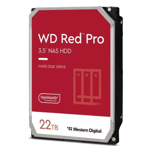 Hard Disk Drive Western Digital  RED PRO 3.5'' HDD 22TB 7200RPM SATA 6Gb/s 512MB | WD221KFGX