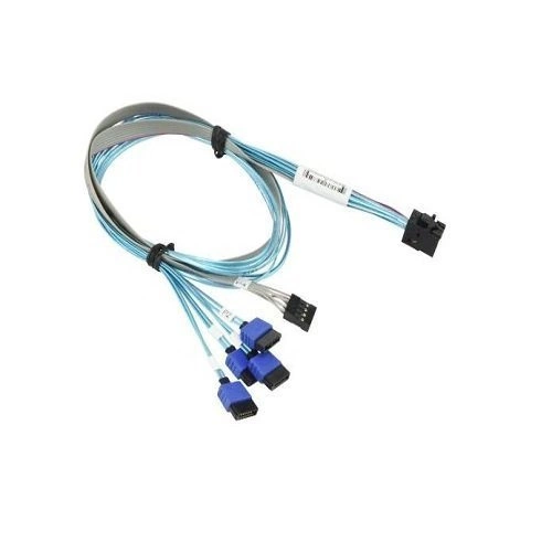 Supermicro Cable Mini SAS HD to 4 SATA, 0.6m | CBL-SAST-0948