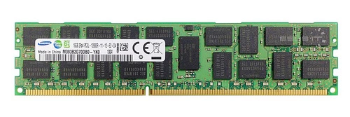 Memory RAM 1x 16GB Samsung ECC REGISTERED DDR3 1600MHz PC3-12800 RDIMM | M393B2G70DB0-YK0