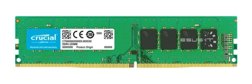 Memory RAM 1x 8GB Crucial NON-ECC UNBUFFERED DDR4 3200MHz PC4-25600 UDIMM | CT8G4DFRA32A
