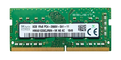 Memory RAM 1x 8GB Hynix SO-DIMM DDR4 2666MHZ PC4-21300 | HMA81GS6CJR8N-VKN0