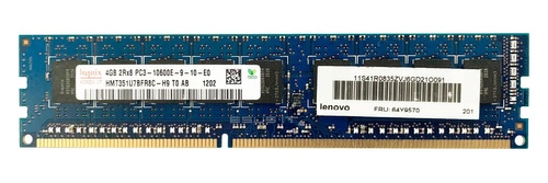 Memory RAM 1x 4GB Hynix ECC UNBUFFERED DDR3 2Rx8 1333MHz PC3-10600 UDIMM | HMT351U7BFR8C-H9