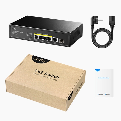 Switch Cudy GS1005PTS1 5x 1Gb 120 W PoE+