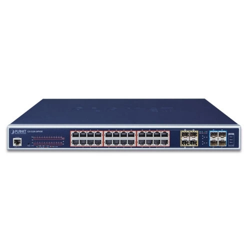 Switch Planet GS-5220-24PL4XR 16x 1Gb 4x RJ-45/SFP+ 600 W PoE+