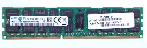 Memory RAM 1x 16GB Cisco UCS & DMS DDR3 1600MHz ECC REGISTERED DIMM | UCS-MKIT-162RY-E 