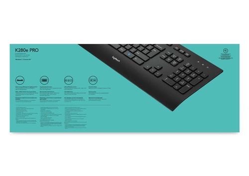 Wired keyboard Logitech K280E Pro f/ Business QWERTY