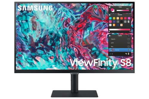 Monitor 27" Samsung ViewFinity LS27B800TGUXEN S80TB 3840 x 2160 4K UHD 60Hz screen matrix IPS