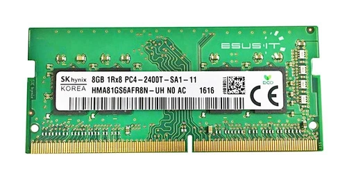 Memory RAM 1x 8GB Hynix SO-DIMM DDR4 2400MHz PC4-19200 | HMA81GS6AFR8N-UH