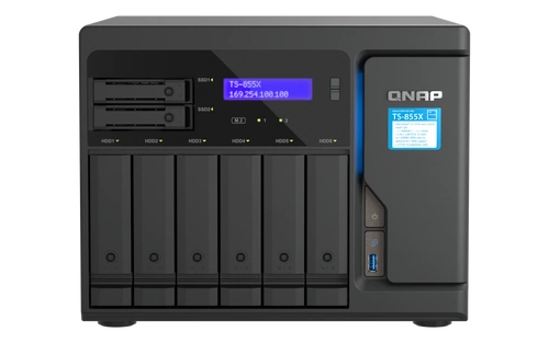 NAS server QNAP TS-855X-8G 8x SSD | HDD SATA 8GB RAM