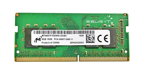 Memory RAM 1x 8GB Micron SO-DIMM DDR4 2400MHz PC4-19200 | MTA8ATF1G64HZ-2G3