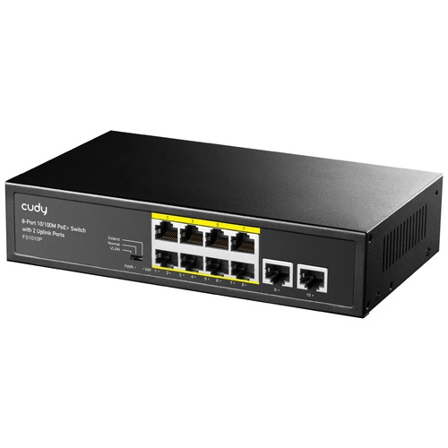 Switch Cudy FS1010P 10x 100Mb 120 W PoE+