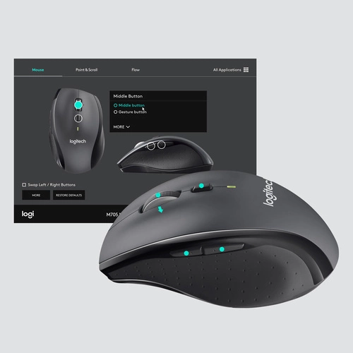 Wireless mouse Logitech Customizable Mouse M705 910-006034