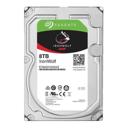 Hard Disk Drive Seagate IronWolf 3.5'' HDD 8TB 7200RPM SATA 6Gb/s 256MB | ST8000VN0022