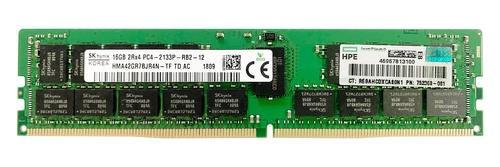Memory RAM 1x 16GB Hynix ECC REGISTERED DDR4 2Rx4 2133MHz PC4-17000 RDIMM | HMA42GR7BJR4N-TF