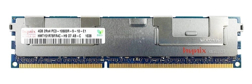 Memory RAM 1x 4GB Hynix ECC REGISTERED DDR3 1600MHz PC3-12800 RDIMM | HMT451R7MFR8C-PB