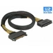 Delock Extension cable U.2 SFF-8639 > U.2 SFF-8639  0.5m | 85738
