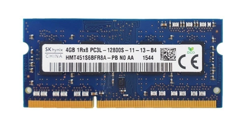 Memory RAM 1x 4GB Hynix SO-DIMM DDR3 1600MHz PC3-12800 | HMT451S6BFR8A-PB
