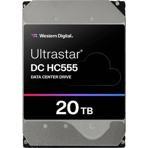 Hard Disk Drive Western Digital Ultrastar DC HC555 3.5'' HDD 20TB 7200RPM SAS 12Gb/s 512MB | 0B47749