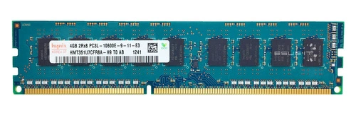 Memory RAM 1x 4GB Hynix ECC UNBUFFERED DDR3  1333MHz PC3-10600 UDIMM | HMT351U7CFR8A-H9