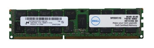 Memory RAM 1x 16GB DELL PowerEdge & Precision Workstation DDR3 1600MHz ECC REGISTERED DIMM | A6994465 
