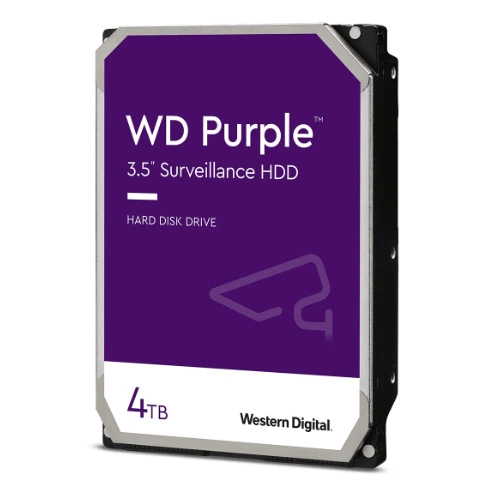 Hard Disk Drive Western Digital  PURPLE 3.5'' HDD 4TB 5400RPM SATA 6Gb/s 256MB | WD43PURZ