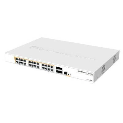 Switch Mikrotik CRS328-24P-4S+RM 24x 10/100/1000 4x SFP+ 450 W PoE+